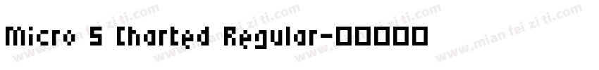 Micro 5 Charted Regular字体转换